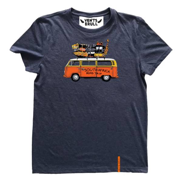 70's ROAD TRIP KOMBI - INDIGO T-SHIRT